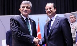 Hollande'la ilk temas