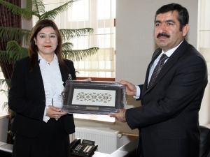 Ünverdi, Doğan'ı ziyaret etti