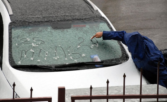 Mayıs ortasında yağan kar şaşırttı