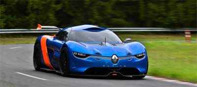 400 bg gücünde Renault Alpine