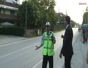 Gül'ün korumalarıyla polislerin ilginç diyalogu