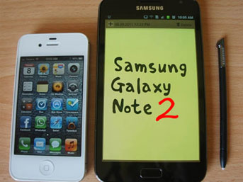 Samsung Galaxy Note 2 geliyor