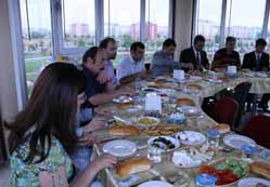 Adalet Parkı gazetecileri ağırladı