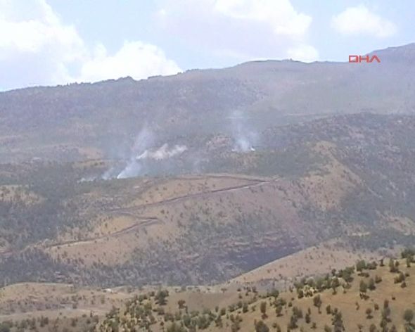 Çatışma bölgesinden ilk görüntüler