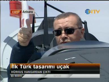 Erdoğan Hürkuş'un kokpitinde