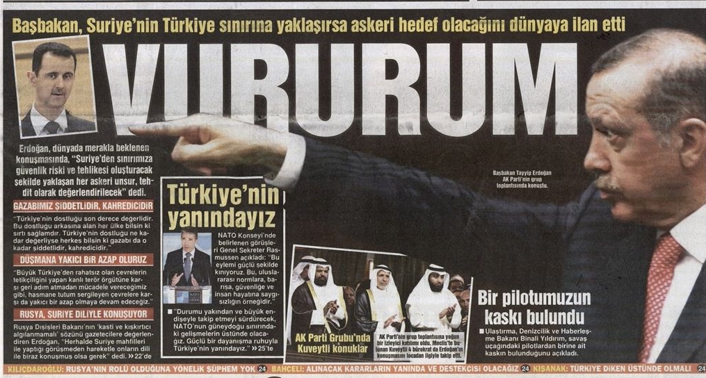 BAŞBAKAN Fatih Şahin'i gösteriyor