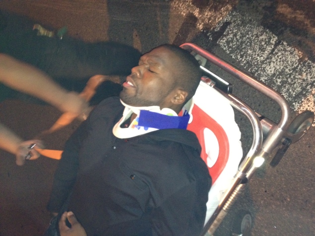 50 Cent kaza geçirdi