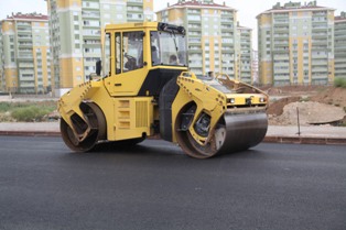 Karatay'da asfaltlama çalışmaları