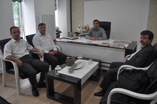 Devletin basın temsilcilerinden ziyaret