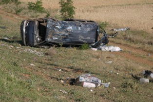 Trafik kazası: 3 Ölü, 6 yaralı