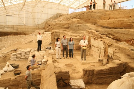 Bakan Günay Çatalhöyük'te