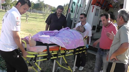 Hava ambulansıyla Konya’ya getirildi