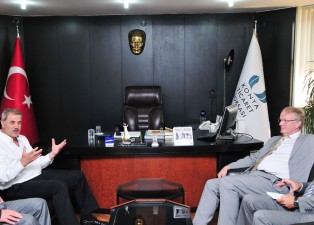 Alman büyükelçi KTB’yi ziyaret etti
