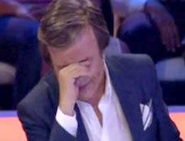 Canlı yayında gözyaşlarına boğuldu