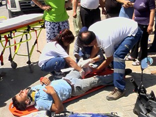 Beyşehir'de trafik kazası: 2 yaralı