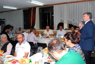İlk iftarda şehit yakınları ve gaziler buluştu