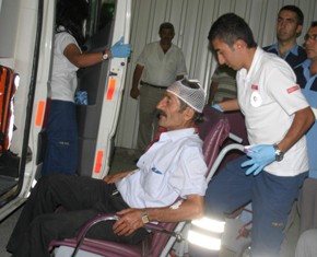 Baba oğul darp edildi