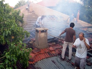 Seydişehir'de yangın