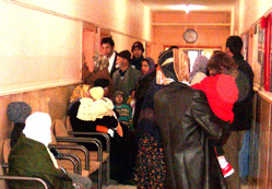 Hastanesi’nde izdiham
