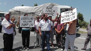 Nakliyecilerden fazla tonaj eylemi