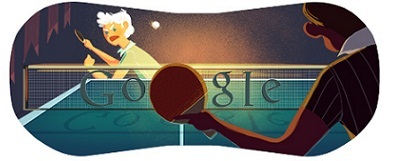 Google Doodle sırası Masa Tenisi'nde