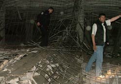 Kulu'da inşaat çöktü: 5 yaralı