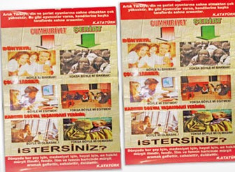 İrtica afişlerin faili belli oldu