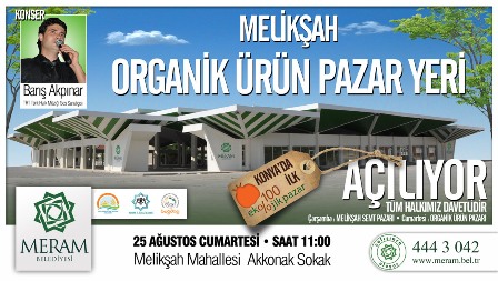 Konya'nın ilk organik pazarı açılıyor