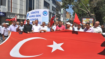 Kamu-Sen’den teröre tepki yürüyüşü