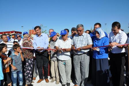 Hobi bahçeleri törenle açıldı