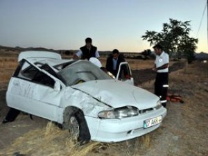 Konya'da trafik kazası: 2 yaralı