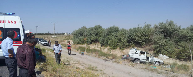 Hastane dönüşü acı kaza