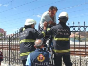 Zihinsel engelli şahıs korkuttu