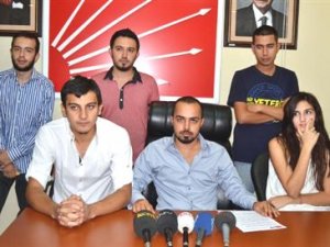 CHP'li gençlerden harç tepkisi