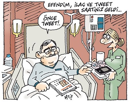 Demirci’nin karikatürü gülümsetti