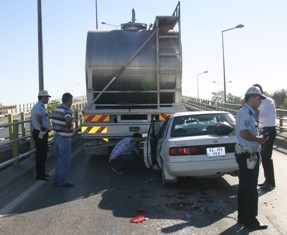 Trafik kazası: 3 yaralı