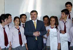 Gönüllüler ile öğrenci buluştu