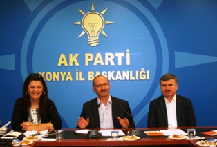 AK Parti Konya İl Başkanlığı Koordinasyon Toplantısı yapıldı