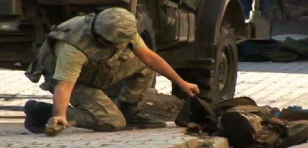 10 askerimizin şehit olduğu çatışma anı kamerada