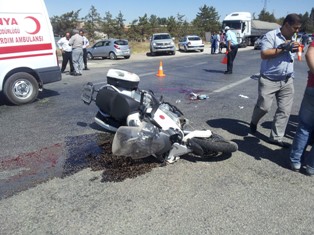 Ereğli'de trafik kazası: 1 ölü