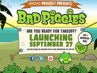 Rovio’dan yeni bir oyun: Bad Piggies