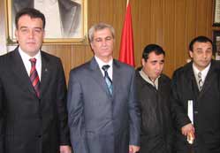 Görme engellilerden Baro'ya ziyaret