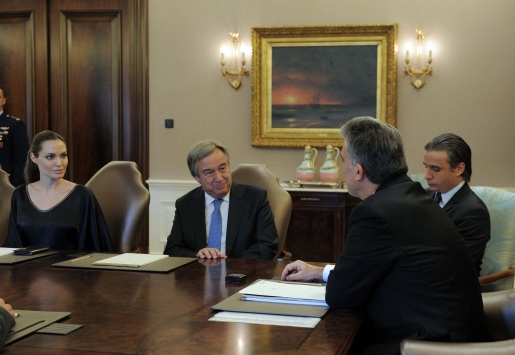 Cumhurbaşkanı Gül, Angelina Jolie'yi kabul etti