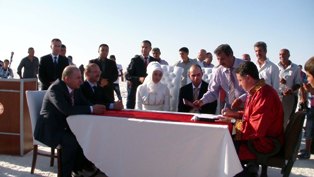 Tuz Göl'ünde toplu nikah töreni