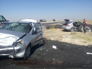 Ereğli'de trafik kazası: 5 yaralı