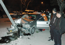 Trafik kazasında  3 yaralı