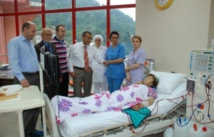 Kaymakam Sonel'den hasta ziyareti