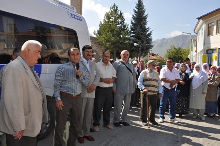 Hacı adayları dualarla uğurlandı