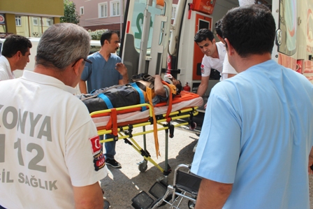 Beyşehir'de trafik kazası: 2 yaralı
