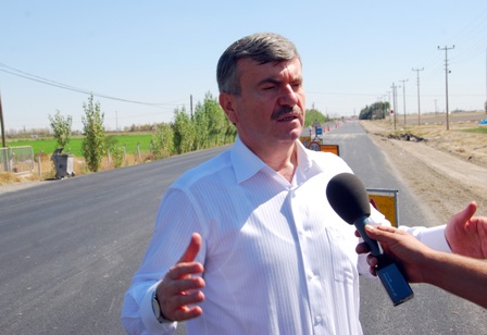 11 kilometrelik cadde asfaltlandı